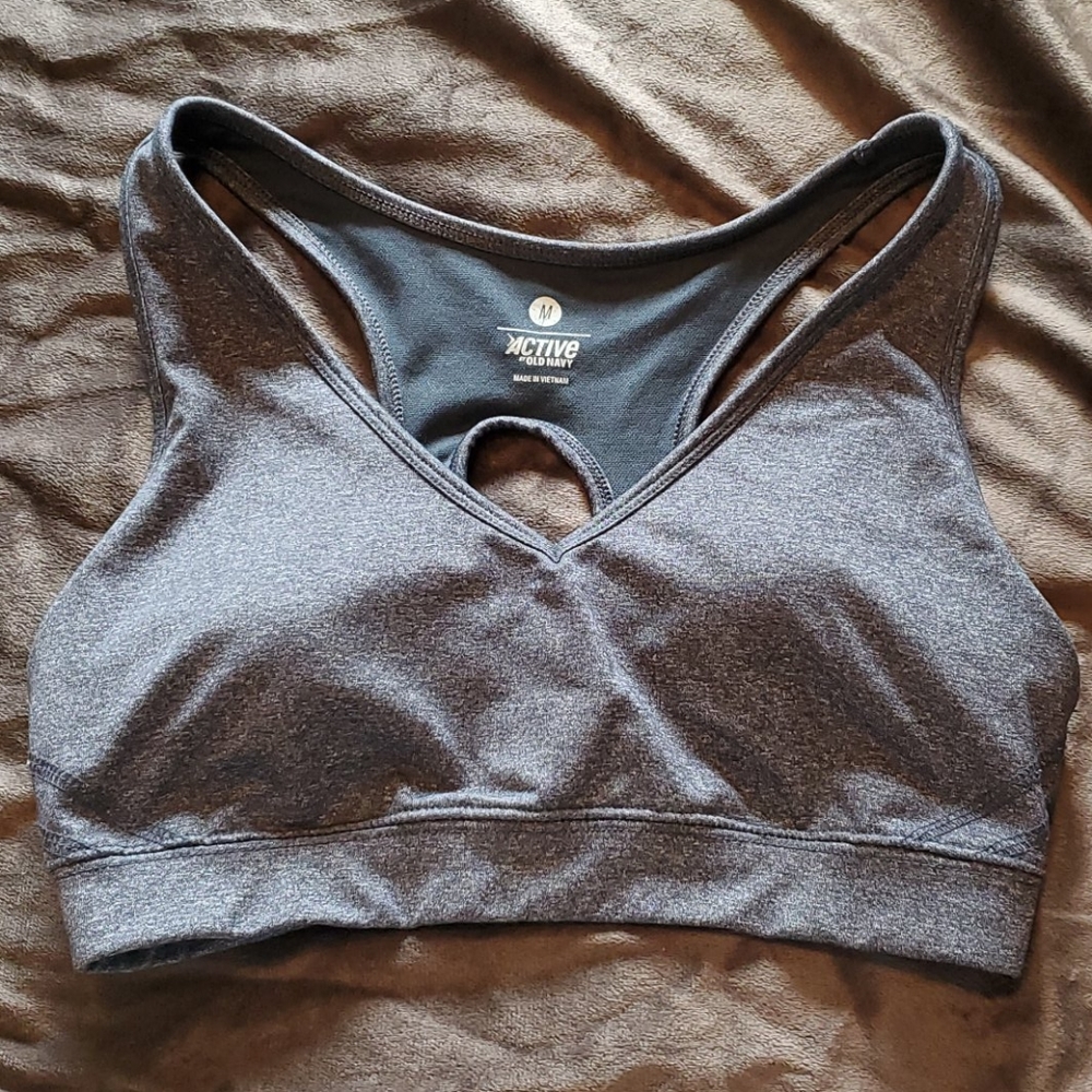 Gray Sports Bra by Old Navy